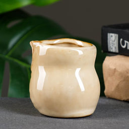 Декоративный горшок для цветов «Сова Ава» керамический, 150 мл, 6×6×6.5 см, МИКС