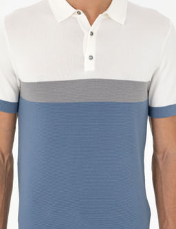 Mavi Slim Fit Polo Yaka Keten Kar___ml_ Triko T-shirt