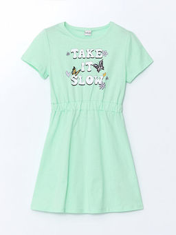 Bisiklet Yaka K?z ?ocuk Elbise