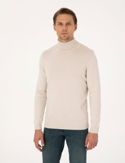 Ta_ Slim Fit Bal_k__ Yaka Basic Triko Kazak