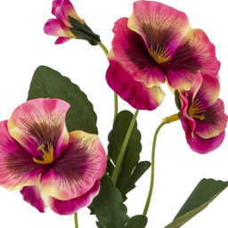 Цветок искусственный "Фиалка", L11 W8 H38 см