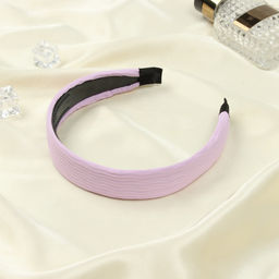Цена за 2 шт. Ободок для волос «Джоди», 2.5 см, сиреневый