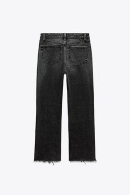 TRF CROPPED FLARE HIGH-WAIST JEANS - Zara фото 17