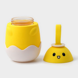 Бутылка для воды в силиконовом чехле Цыплёнок, 290 мл, цвет жёлтый - Simaland фото 8