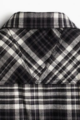 Sobrecamisa de franela Oversized Fit - H&m фото 2