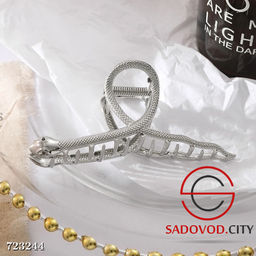 Металлическая заколка для волос в форме змеи - Bruno фото 7