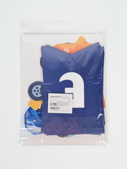 Гирлянда на ленте «С днем рождения», синяя