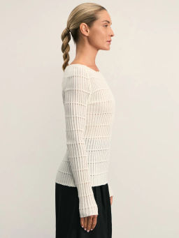 Вязаный лонгслив / Zarina  фото 4