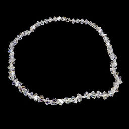 Бусы Алмазная крошка с огранкой 6мм-46см Хрустальный водопад