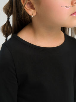 Платье Алиса дл/р черный-нежный леопард - Sovalina фото 33