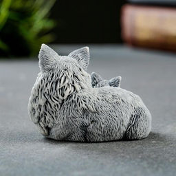 Фигурка «Лисичка с лисенком», 4 см