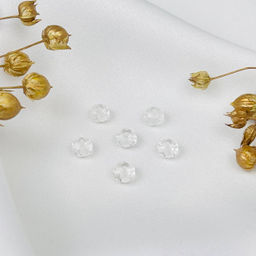 Бусины для украшений из Горного Хрусталя (10 шт)