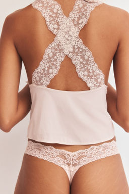 Pack de 3 bragas thong de microfibra y encaje - H&m фото 4