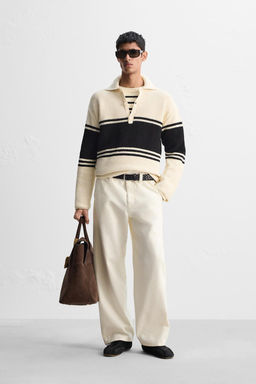 STRIPED KNIT LIMITED EDITION POLO SHIRT