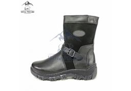 Монголки подростковые черные, литая подошва