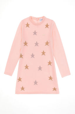 K_z _ocuk A__k Pembe Triko Elbise - U.s. polo assn фото 3
