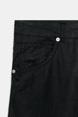 PANTAL?N BALLOON FLUIDO PU?O / Negro - Zara фото 6