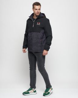 Куртка-анорак спортивная мужская темно-серого цвета 88629TC - Wonderrman фото 3