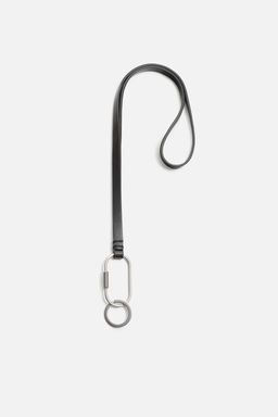 LEATHER PENDANT KEYRING - Zara фото 3