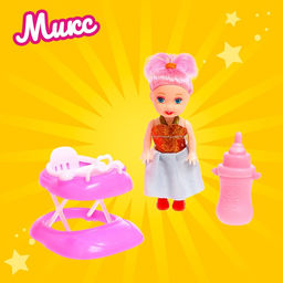 Кукла малышка Ева с аксессуарами, МИКС - Simaland фото 37