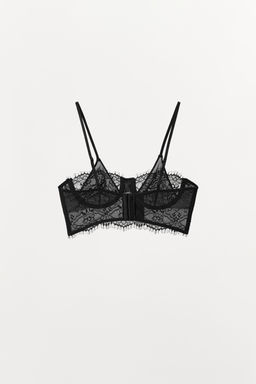 LACE UNDERWIRE BRA - Zara фото 5
