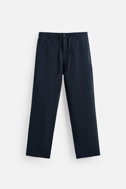 REGULAR FIT JOGGER WAIST TROUSERS - Zara фото 17