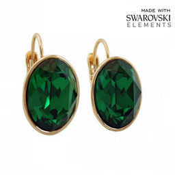 Серьги с кристаллами Swarovski