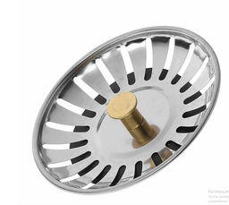 Сито - фильтр для раковины на кухне из нержавеющей стали