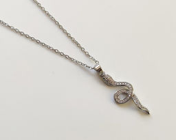 Подвеска на цепочке Змейка