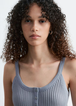 Camiseta de tirantes con bordes ondulados - H&m фото 6