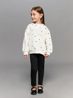 Beli Lastikli K?z ?ocuk Uzun Tayt