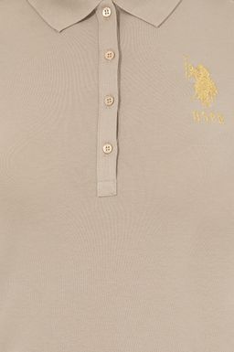 Женское зеленое вязаное платье - U.s. polo assn фото 5