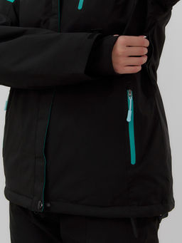 Горнолыжный костюм женский зимний черного цвета 001_1Ch - Mtforce фото 16