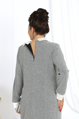 Платье Ninele 6036 серебро фото 8