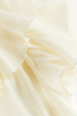 Lyocell-blend one-shoulder top - H&m фото 2