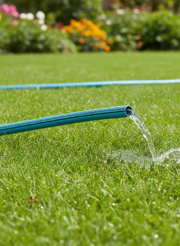 Шланг ТЭП армированный 3-х слойный 18х24мм(3/4")Колор(COLOR)бирюзовый с прозрачной полосой25м 123378