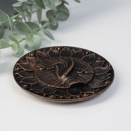 Подставка для благовоний полистоун Рука - Чин мудра, бронза, 9.8?9.8?1 см - Simaland фото 2