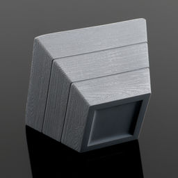 Кашпо пластиковое для цветов Дощатое, 250 мл, цвет серый - Simaland фото 2