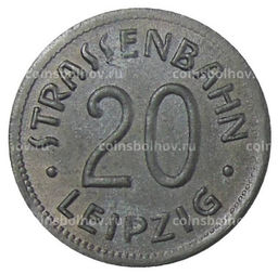 Монета 20 пфеннигов 1918 года Транспортный нотгельд  Лейпциг