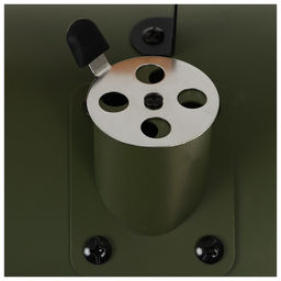 Гриль-коптильня Maclay, с температурным датчиком, цвет зелёный  фото 7