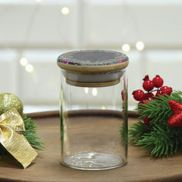 Банка для хранения новогодняя «Зимние истории», стекло, 100 мл