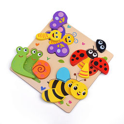 Пазл-вкладыш "Насекомын"