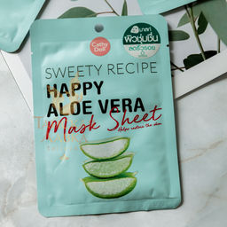 Маска Для Лица Тканевая с Алоэ Вера Смягчение и Увлажнение CATHY DOLL 25 гр  фото 2