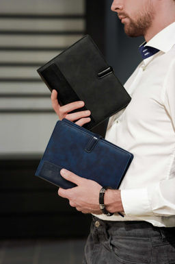 Ежедневник-органайзер недатированный ESCALADA, А5+, 160 л., арт. 63920/ 10 ТИВОЛИ СИНИЙ