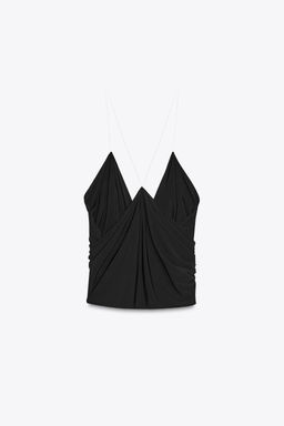 TRANSPARENT STRAPPY TOP - Zara фото 8