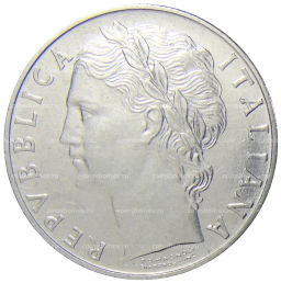 100 лир 1972 года Италия