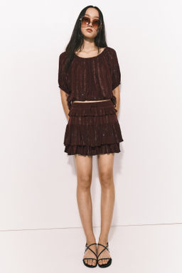 Minifalda con volantes - H&m фото 3