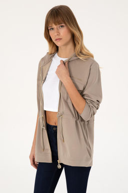 Kad_n Koyu Bej Sweatshirt - U.s. polo assn фото 3