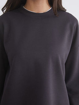 Bisiklet Yaka Kad?n Sweatshirt