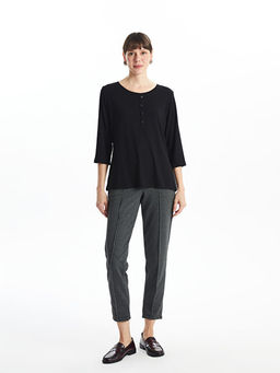 Bisiklet Yaka Kad?n Bluz